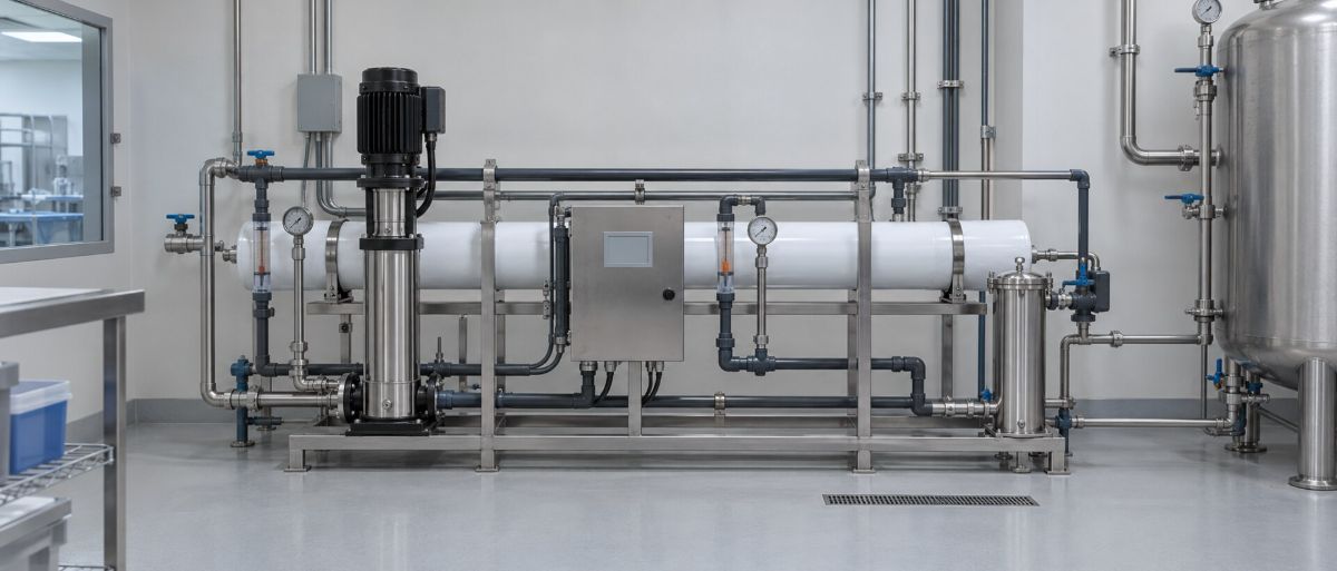 Detalhes construtivos de Osmose Reversa Passo Simples